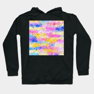 A pile of colorful little rings Hoodie